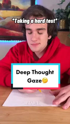 Hit them with that “deep thought” gaze🤔 #relatable#school