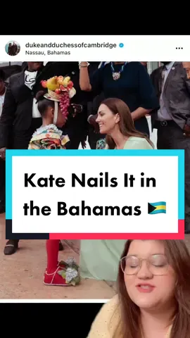 Reply to @camsamantha  An example of #KateMiddleton getting it right in #TheBahamas 🇧🇸 today #royals #royalfashion #royaltour #royaltea #duchessofcambridge