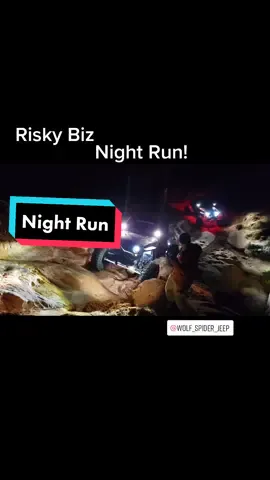 #nightrun #4x4 #atnight #riskybiz #SandHollow #4x4life #EPIC4x4Quest #nonprofit #offraodingforacause #Maximum #Offroad #Adventure #Backingtheblue #MOABEVENT2022 @wolf_spider_jeep