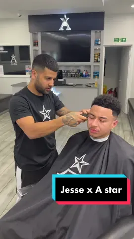 🔥🔥 #astarbarbers #jesselingard #football #barber #hairstyle