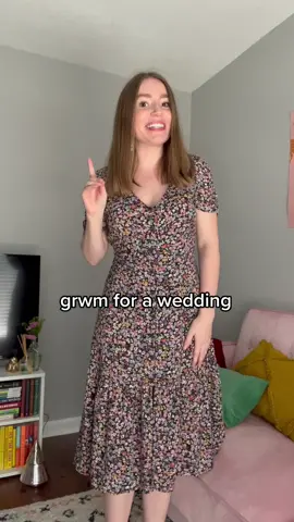 grwm for a wedding reception!! #thrifted #weddingoutfits #springoutfits
