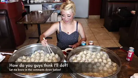 100XLB Dumpling Challenge at Hui Tou Xiang pt1 #rainaiscrazy