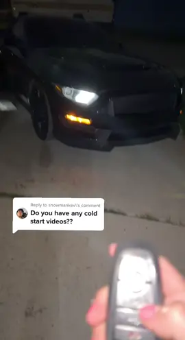 Reply to @snowmankev  yea I did some work to it though 💀🤣 #5oh #htx #coldstart #mustang #cargirl #carguy #fyp #ctsv #ls #carsoftiktok