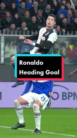 cristiano ronaldo heading goal vs sampdoria #cristiano #ronaldo #heading #goal #jump #seriea #juventus