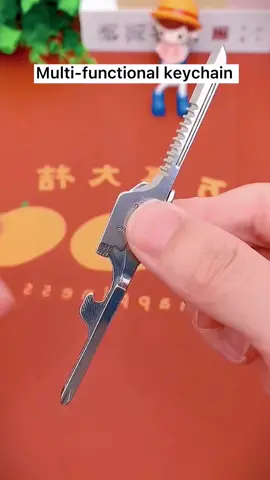 Everyone should have this multifunctional keychain! It helps me a lot.#keychain #multifunctionalkeychain #toy #tiktokmademebuyit #fy