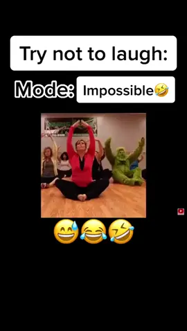 Try not to laugh #funny #trynottolaugh #trynottolaughtiktoktv #meme #grinch #yoga #impossible