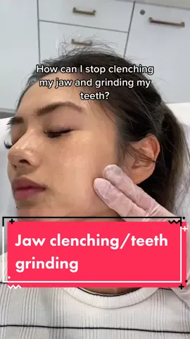 Stress can cause you to develop negative habits such as jaw clenching or nighttime teeth grinding #botox #tmj #tmjdisorder #teethgrinding #jawclenching #grindingteeth #jawpain