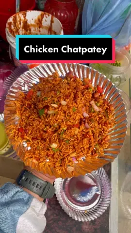 Trending CHICKEN CHATPATEY in pokhara at zero kilometer ❤️ For more food videos check my Instagram page at @nepal.food(link on bio)🙏 #nepalfood #pokhara #fyp #viral #chatpatey