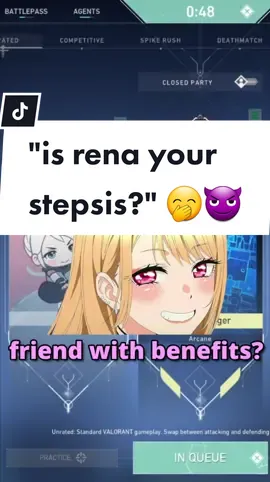 friendzoned. unless?... 💀😅 @xirenaa_  #Valorant #valorantfunny #fyp #fy #australia #anime