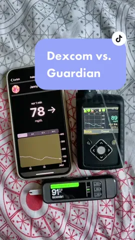 Dexcom vs. Guardian 🥊 #decxomg6 #diabetes #guardian #medtronic #blutzucker #foryoupage