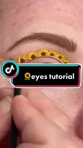 🌻 eyes tutorial #makeuptutorial #makeup #SmellLikeIrishSpring #fypシ #muasupportsmua #foryoupage #sunflower #creativemakeup
