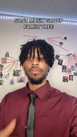 SONY MUSIC GROUP label family tree and famous signed artists... the rabbit hole gets deeper 😮‍💨 #music #artist #rap