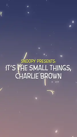 Big change starts small. This spring, celebrate Earth Day with the all new special “It’s the Small Things, Charlie Brown” streaming April 15th on Apple TV+ !