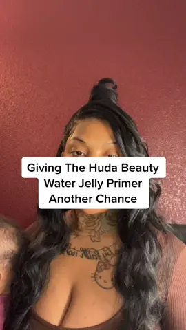 Day 3 Of Our Trying Primers Out I Just Stopped Using🥴 And Today We Have @Huda Beauty Water Jelly Primer 💕🤞🏽 You Showed Up This Time Around #primer #beauty #hudabeauty