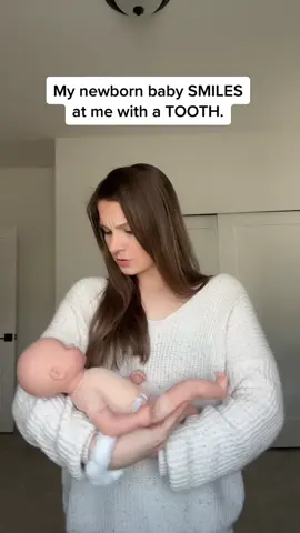 I almost fainted and my n*pples fell off that day 😂 #babywithteeth #crazy #storytime #rare #baby #newborn #mom