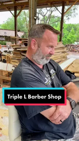 Dishing out clean fades at the wood shop! #barber #barbershop #haircut #fade #fades #barberlife #hair #hairstyle #woodworking #cut #barbers #cuttinghair @LuckyLarrysWood