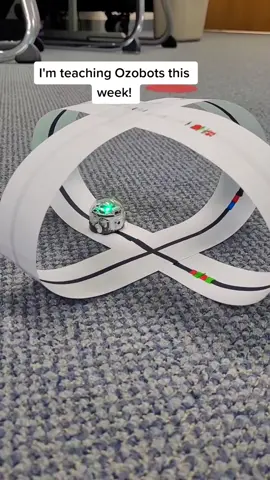 Ozobots are fun! #GameTok #AFairShotWithBlock #technologyteacher #ozobot #fyp #foryoupage #foryou #foru #ozobot