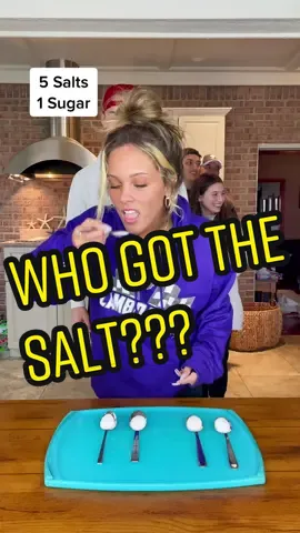 Who got the salt?? #familygamenight #FamilyFun #competition #family #familygames #saltorsugar