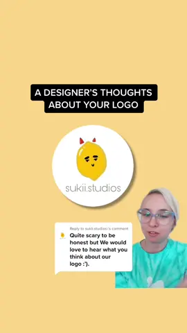 Reply to @sukii.studios  I think you’re on to something but it needs a little fine tuning ✨ #logodesigner #logocritique #branddesigner #businesslogo #businesslogotips