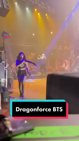 Behind the scenes of last nights @DragonForce show. Thank you for having me @Herman Li #dragonforce #hermanli #bts #thankyou #violin