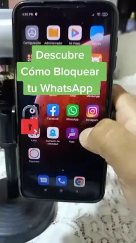 descubre como bloquear tu WhatsApp #omarramirezh #whatsapp #seguridad #tips #trucos #trucosdecelulares #telefonostrucos #trucosdewhatsapp #androidhacks #AprendeEnTikTok