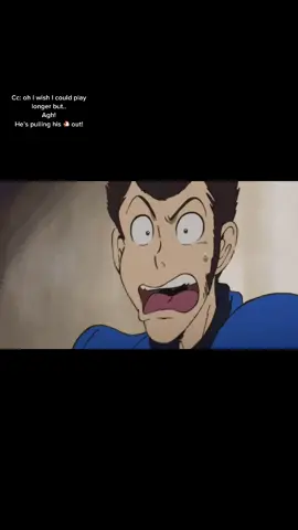 This sound came to mind as soon as I saw this part😭💀#lupin #lupinthe3rd #lupinthethird #lupiniii #lupintok #arsenelupiniii #jigendaisuke #anime #manga #secretanimesociety #fyp #fypシ