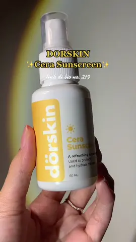 penolong banget, ada ceramide & niacinamide dalam 1 produk🤯 #racunnyafuji #RamadanKembaliKuat #dorskin #dorskincerasunscreen #sunscreenspray