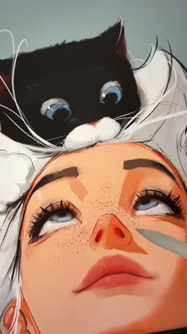 Kara & Bruce 🥹 #digitalart #procreate #digitalpainting