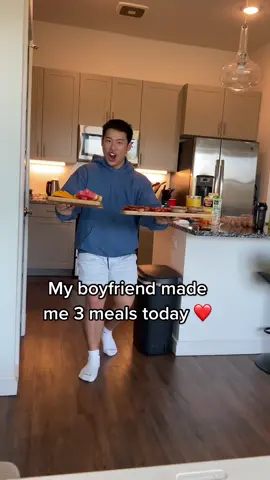 Switched roles for the day😋 #fyp #foodislife #Foodie #boyfriend