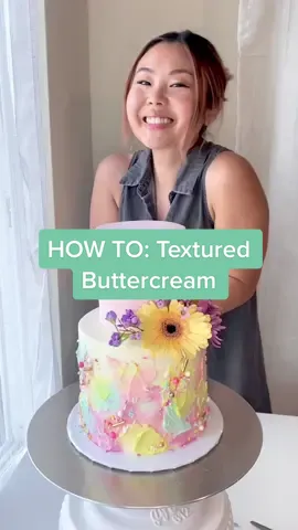 texture technique! #cakedecorating #cake #bakingtip #foryou #satisfying