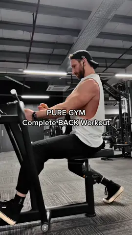If you train at PURE GYM, here's a complete back workout! 💪🏼#gym #GymTok #workout #back #puregym