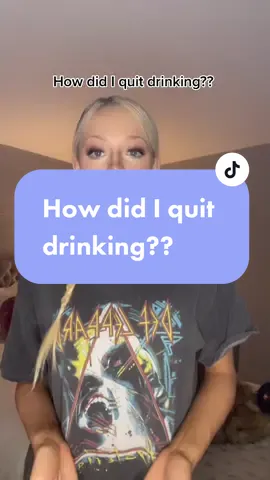 What was most influential to you for getting sober? 🖤 #sobertok #LifeAdvice #recovery