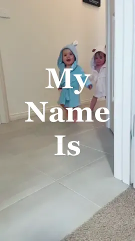 MY NAME IS?????…#trend #trendingsong #mynameis #myname #twins #fraternal #twins  #momlife #mumoftiktok #toddlers #toddlersoftiktok #fyp #foryoupage #fypシ #viral #cutebaby #cute #brother #sister #harveyandharper