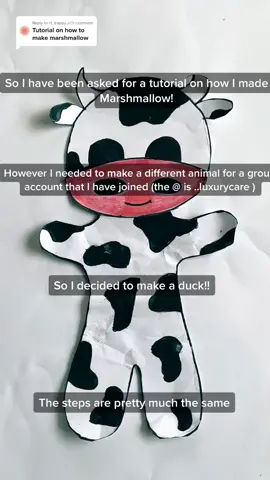 Reply to @r1..trappy..x  Tutorial on how to make paper animals! 💗 Give me some name ideas in the comments 💗 #paperduck #paperanimalcare #paperanimals #fyp #paperanimal #paperducktutorial