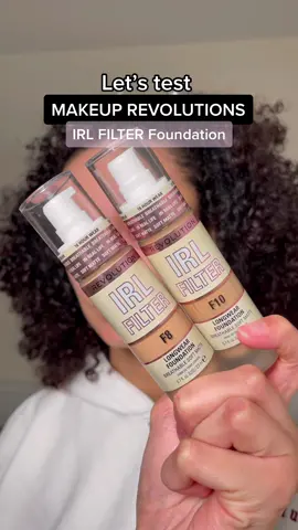 Will you try it?! #makeuprevolution #irlfoundation #affordablemakeup #newmakeup #makeupreview (not an ad)