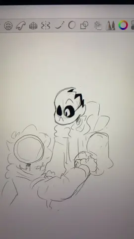 Stfu ink😤 #undertale #undertaleau #SmellLikeIrishSpring #horrorsans #horrortale #inksans #blooping