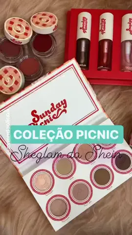 Tô apaixonada! 😍Procurem por “Sheglam piquenique” no app que aparecem os produtos, pelo código não tá achando. Só a bruma que parece que esgotou #sheglamsundaypicnic #sheglam #shein #sheinhaul #sheinbrasil #sheinmakeup #maquiagemshein @sheglam
