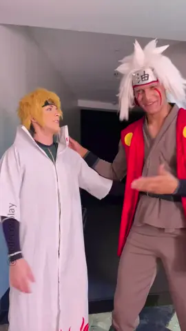 Eu vou ser pai @bagre.oficial ? 😳 Kushina: @alessa.hasashi || #humor #minato #jiraya #kushina #naruto #cosplay