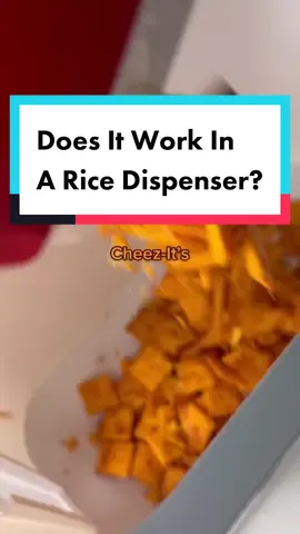 Reply to @becky_vonshweets  what should we try next? #ricedispenser #cheezits #sugar @Cheez-It