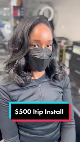 Itip Microlinks #fyp #microlinkextensions #itips #blackhair #hairtutorial #hairtok
