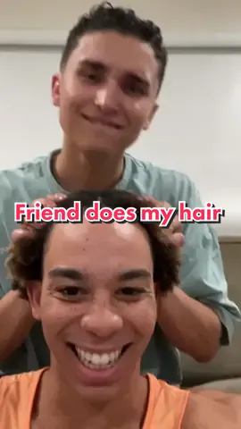 How y’all think he did? #naturalhair