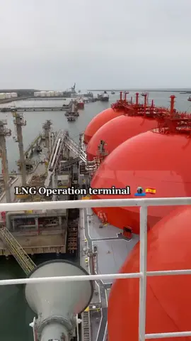 LNG operation terminal 🚢🇪🇦 #mariknows⚓