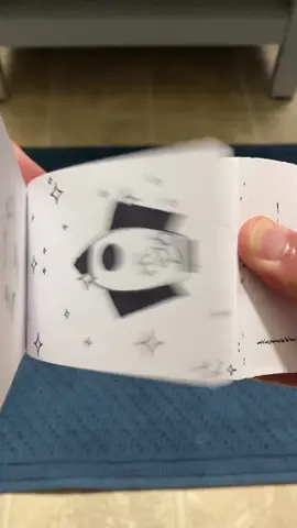 fly me to the #moon | #flipbook #rocket