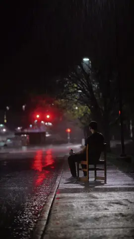 Sometimes you just gotta sit in the rain and think. :/