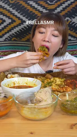 BELLASMR NASI PADANG GANTO MINANG #asmr #nasipadang #mukbang #inspirasiseruramadan #fyp #bellasmr #bellakukutanesia #bellatanesia #videomakan #makan #bikinlaper
