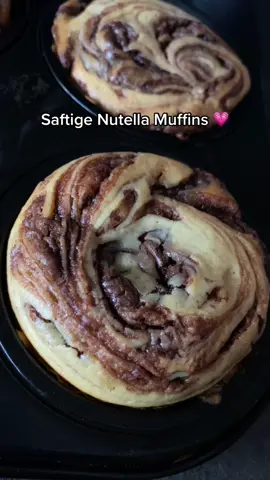 Saftige Nutella Muffins 💗 #fypシ #muffins #muffinrezept #FoodLover #foodtiktok #foryou #backenmitliebe #backeneinfach