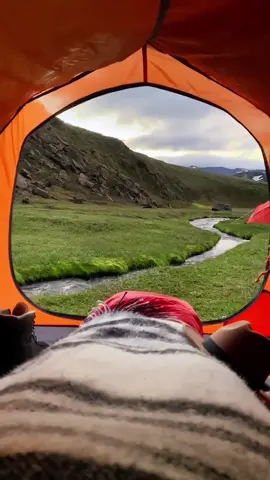 #tentviews #tentcamping #free #adventure #fypシ @Jon From Iceland