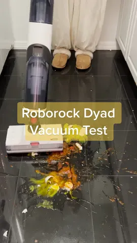 What vacuum should we test next? 🤯 Link in bio to shop the #roborockdyad #roborock #vacuum #vacuumtest #cleaningproducts #CleanTok #commissionearned
