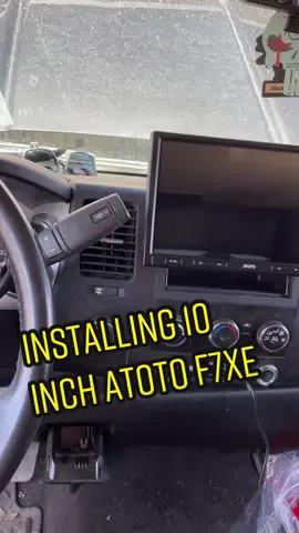 Installing the Atoto F7 XE @ATOTO #myato #atoto #BigComfy #EasyWithAdobeExpress #UnsealTheMeal #SmellLikeIrishSpring #fyp #trucker