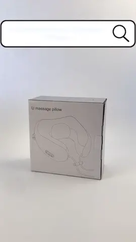 Bought a U-shaped massage pillow just arrived, hoping to relieve neck pain.#massage #pillow #massagepillow #shopping #madeinchina